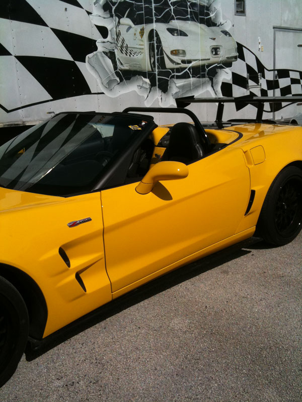 C6 Corvette Convertible Custom 4 Point Bolt on Roll Bar - CorvetteForum