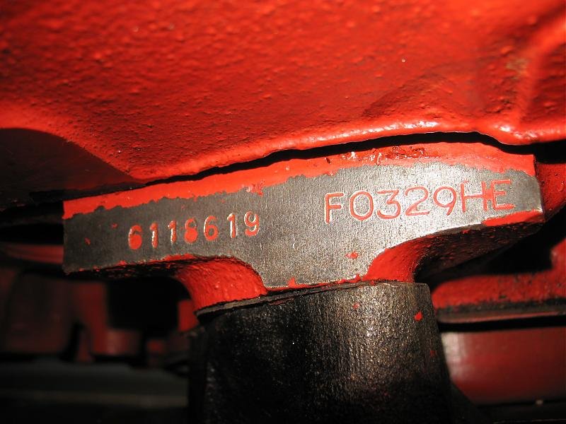 small block chevy stamped numbers