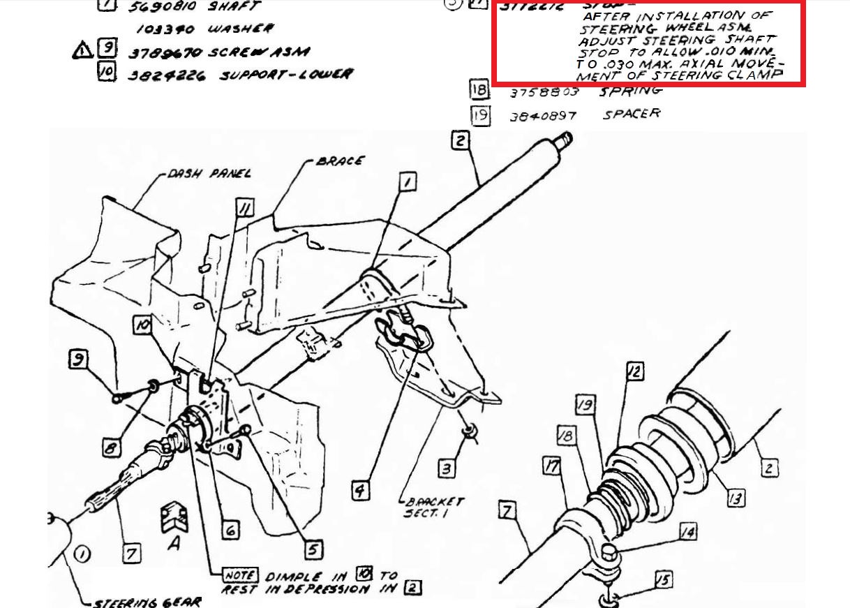 Steering column rebuild CorvetteForum Chevrolet Corvette Forum