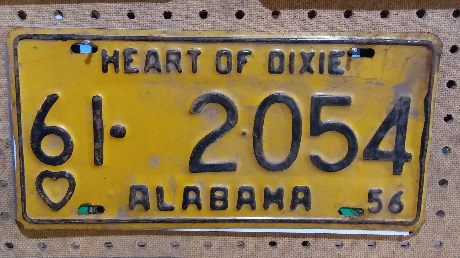 alabama license plate