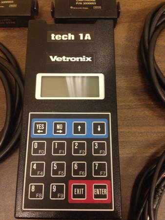 Vetronix Tech 1a Diagnostic Scanner Cartridges Adapters