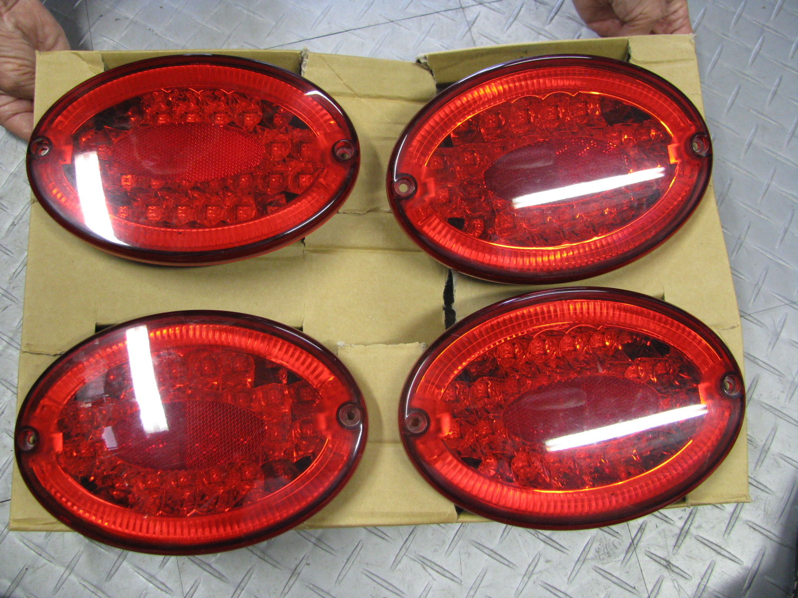 F/s 1997-2004 c5 corvette modified halo led tail lights & hyper