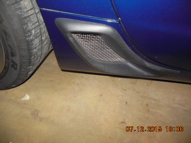 c5 z06 rear brake ducts