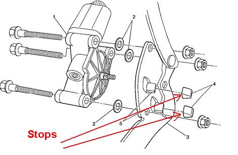 2001 corvette headlight motor