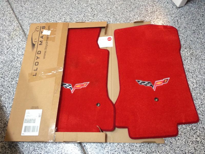 For Sale Lloyd C6 New Torch Red Front Mats Corvetteforum