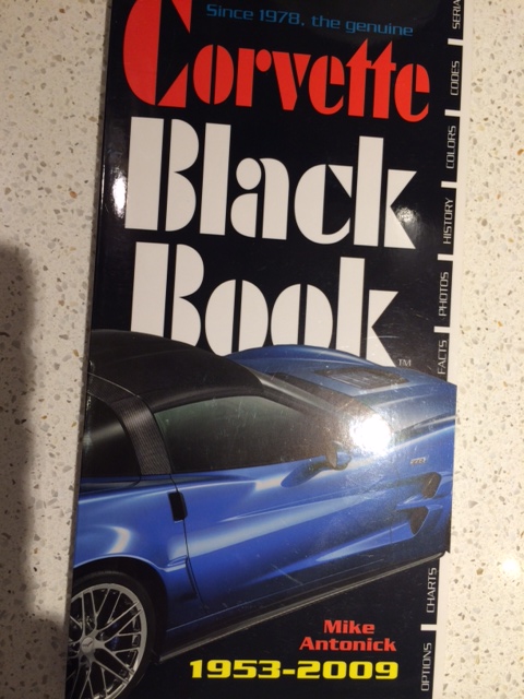 Corvette Black Book 1953 2009 Corvetteforum Chevrolet