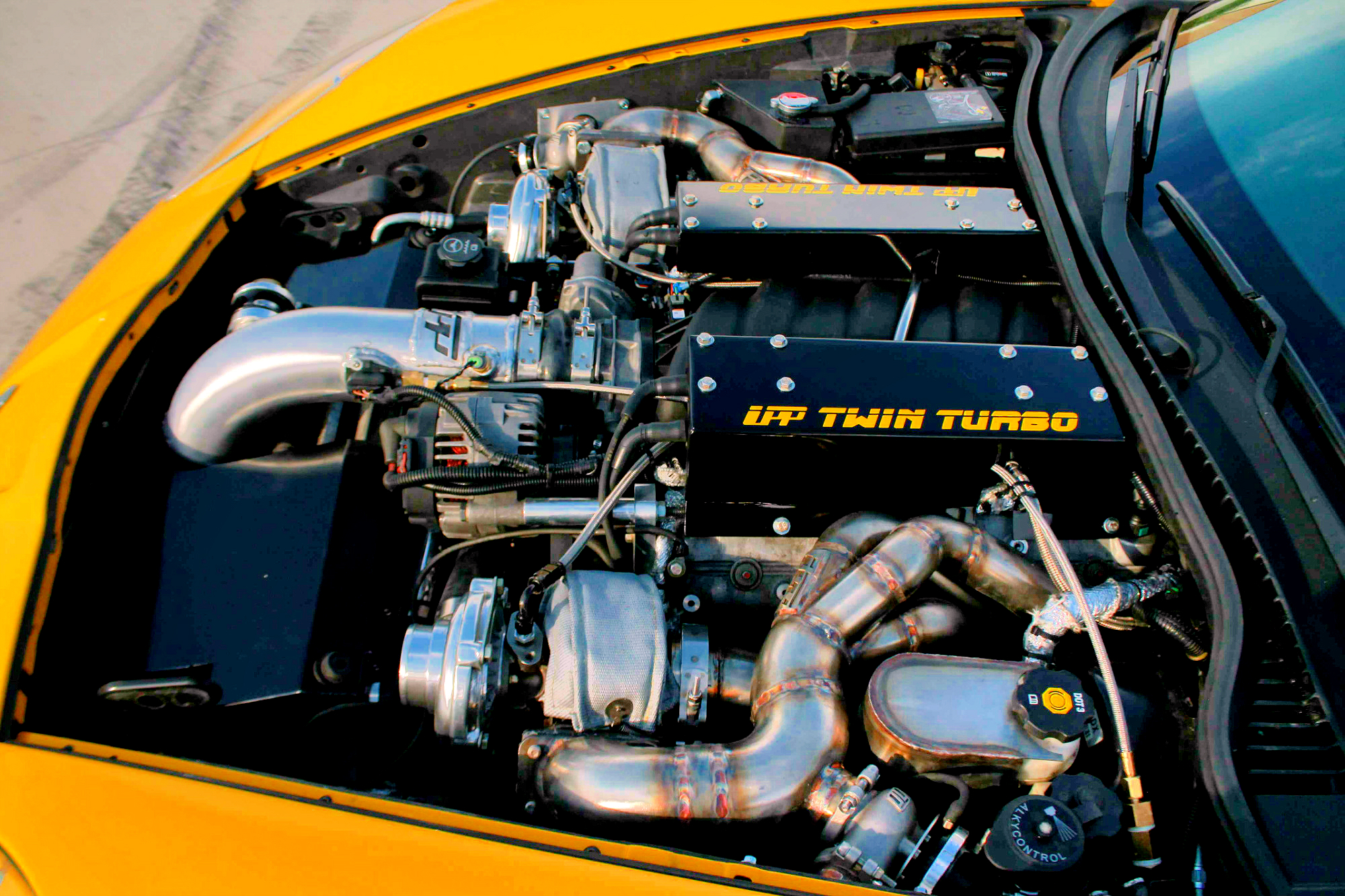 UPP Top mount twin turbo kit.