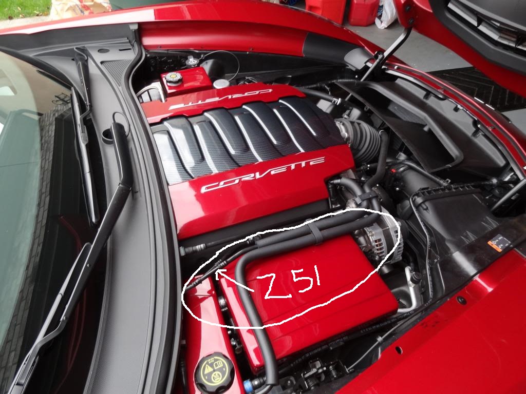 c7 corvette engine cover