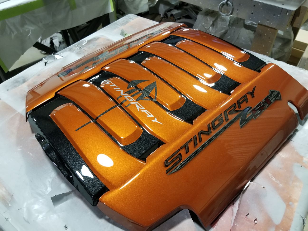 c7 corvette engine cover