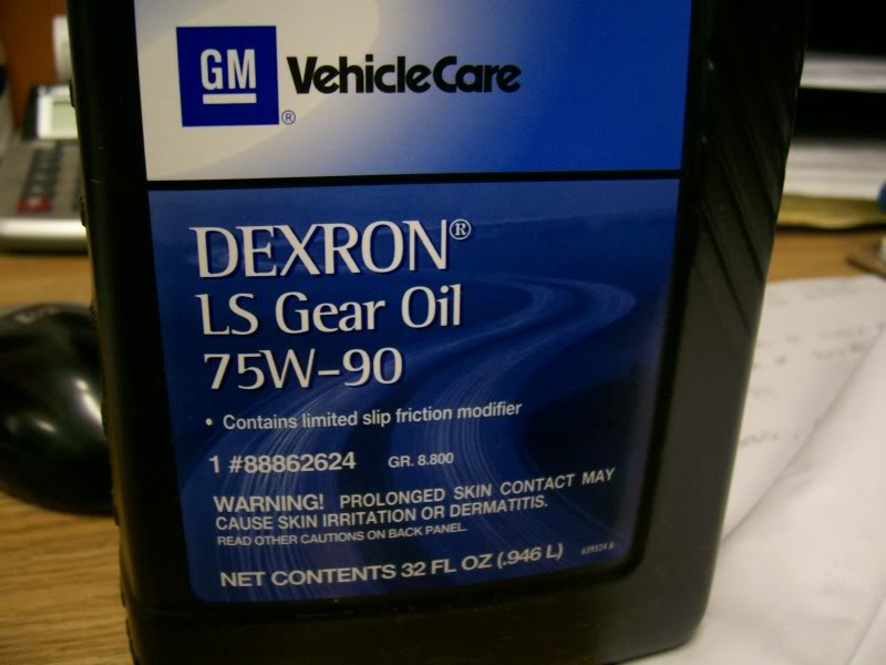 88862624 - Gm/Ac Delco Dexron Ls Gear Oil (75W90) Quadrasteer