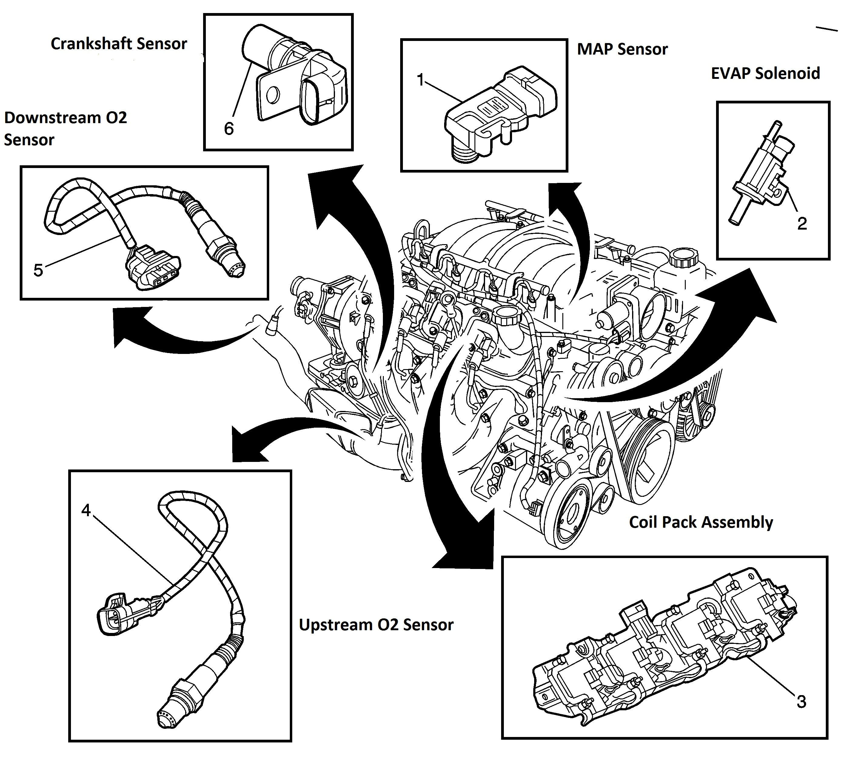 Map barometric pressure sensor