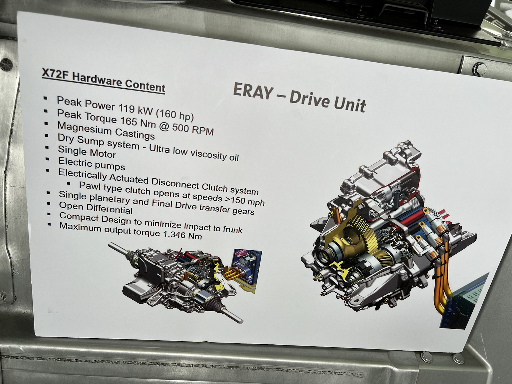 Data Cards from eRay Display at Corvettes at Carlisle