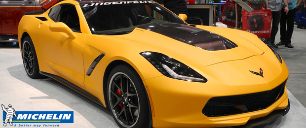 Matte Yellow C7 Corvette on Forgeline VX3C Wheels Featured