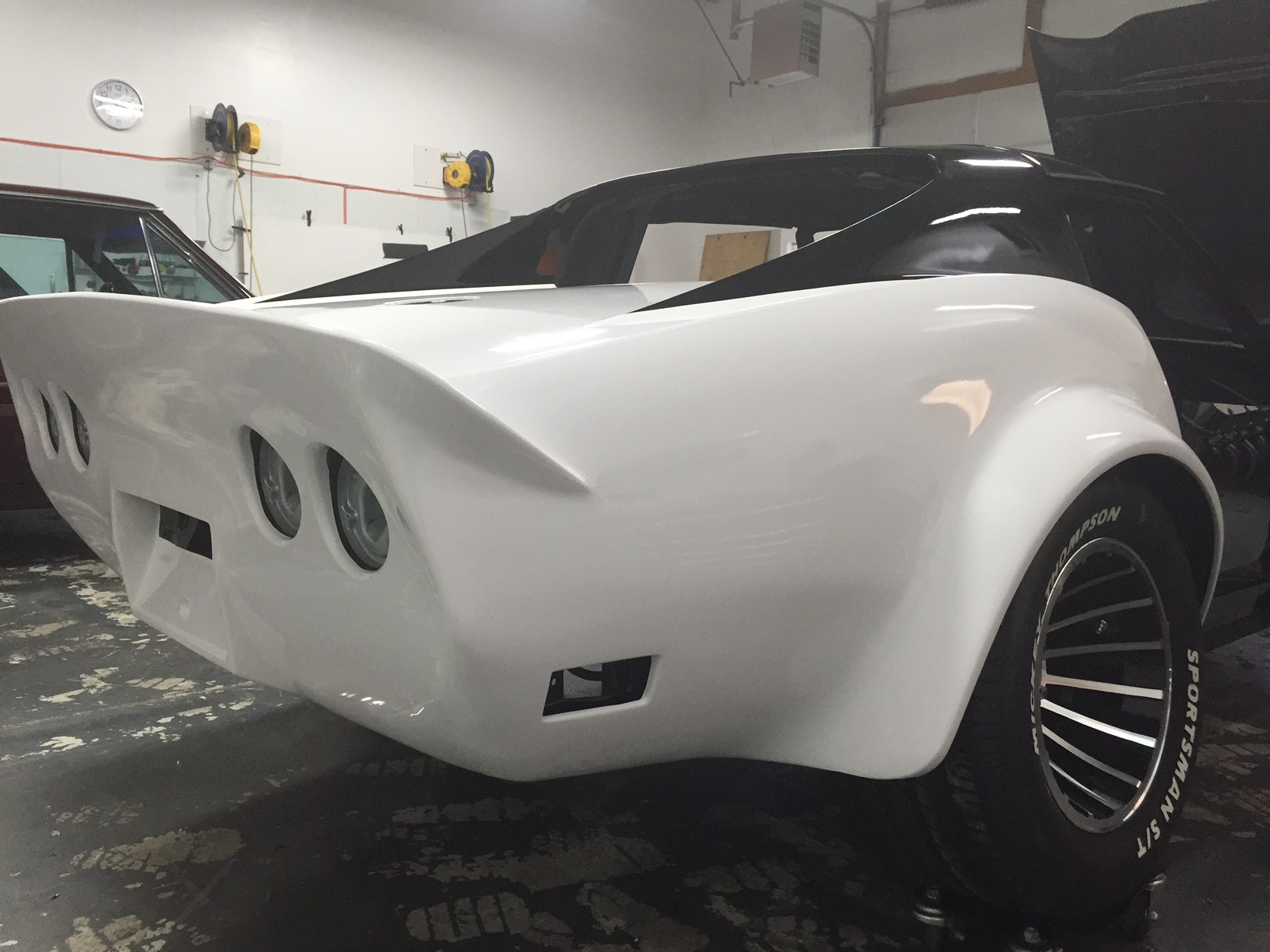 Outside the Box: This C3 Corvette Is Getting a Cool Wrap Job