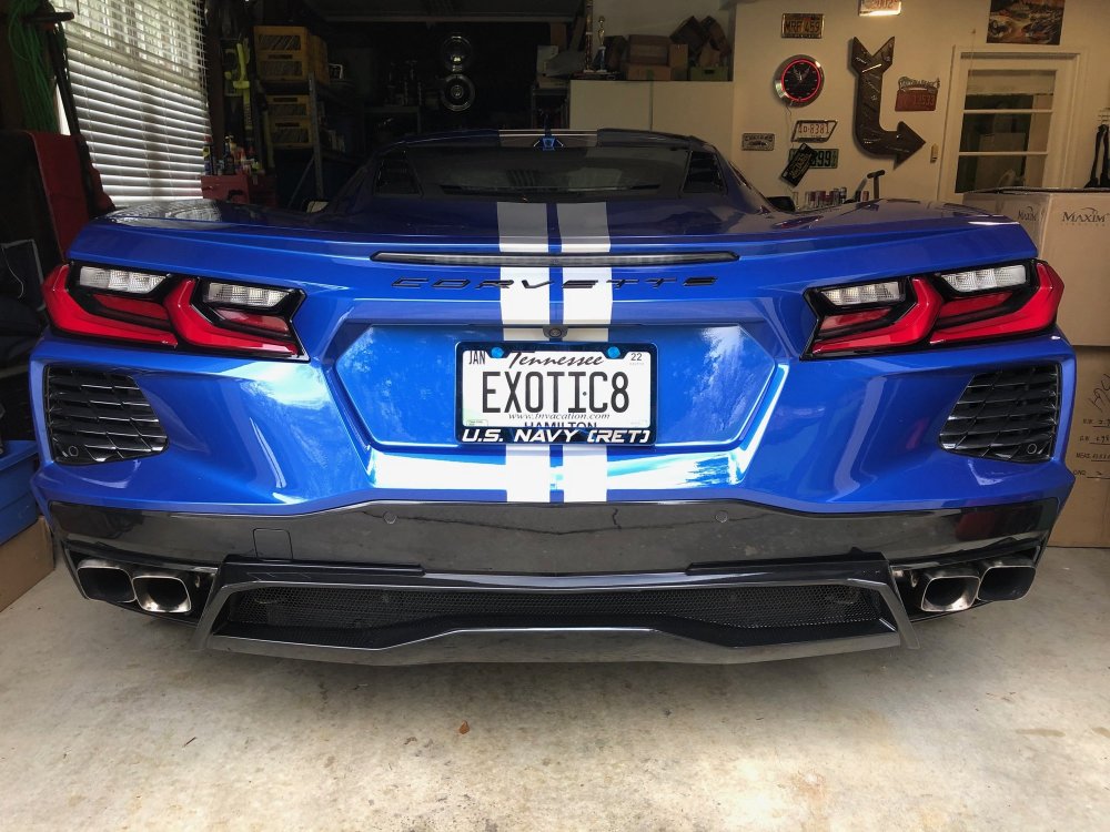 The Best C8 Corvette Vanity License Plates We've Seen So Far