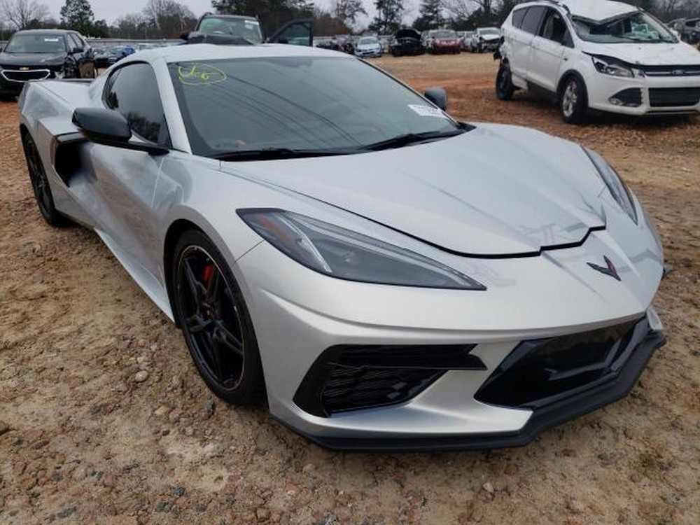 Salvaged 300 Mile 2022 Corvette With Underbody Damage Is a Worthy