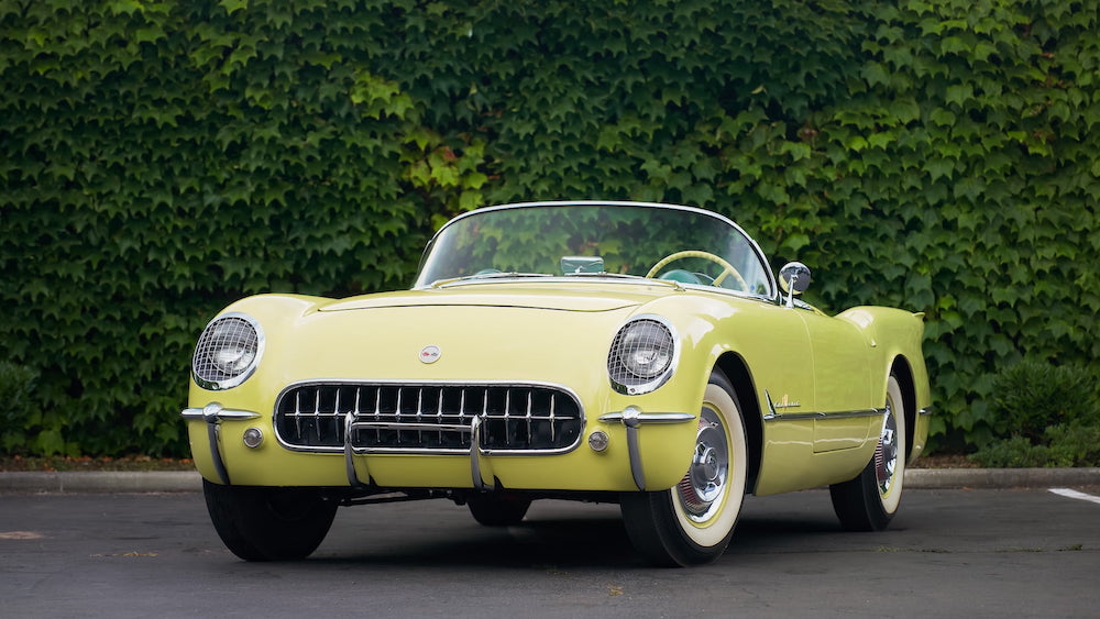 Harvest Gold 1955 Corvette