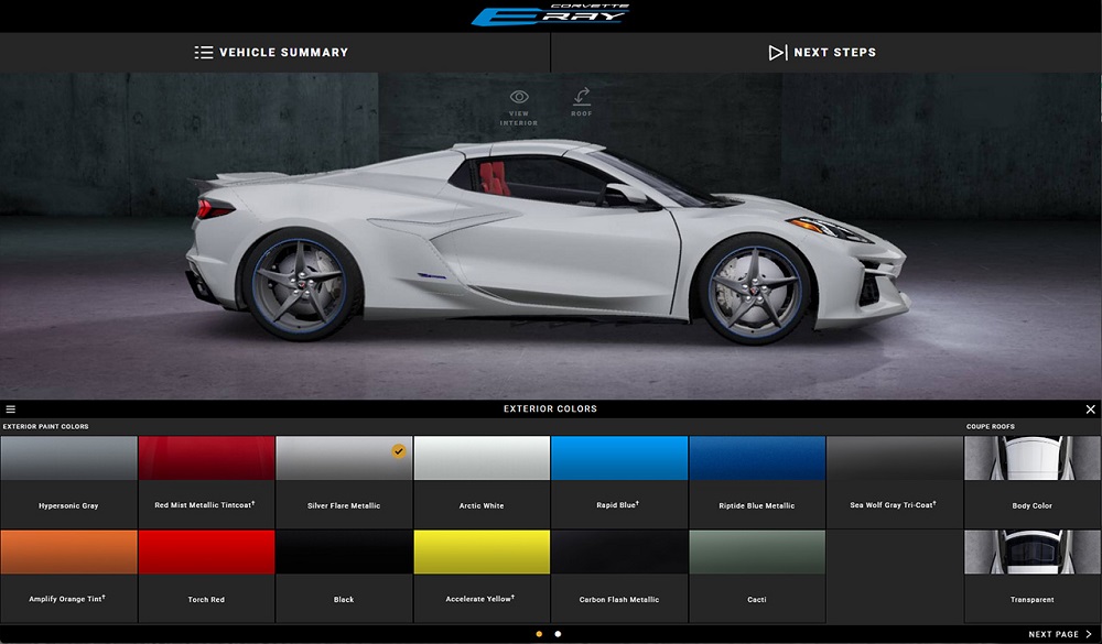 2024 Corvette ERAY Accidently Revealed on Chevrolet Visualizer