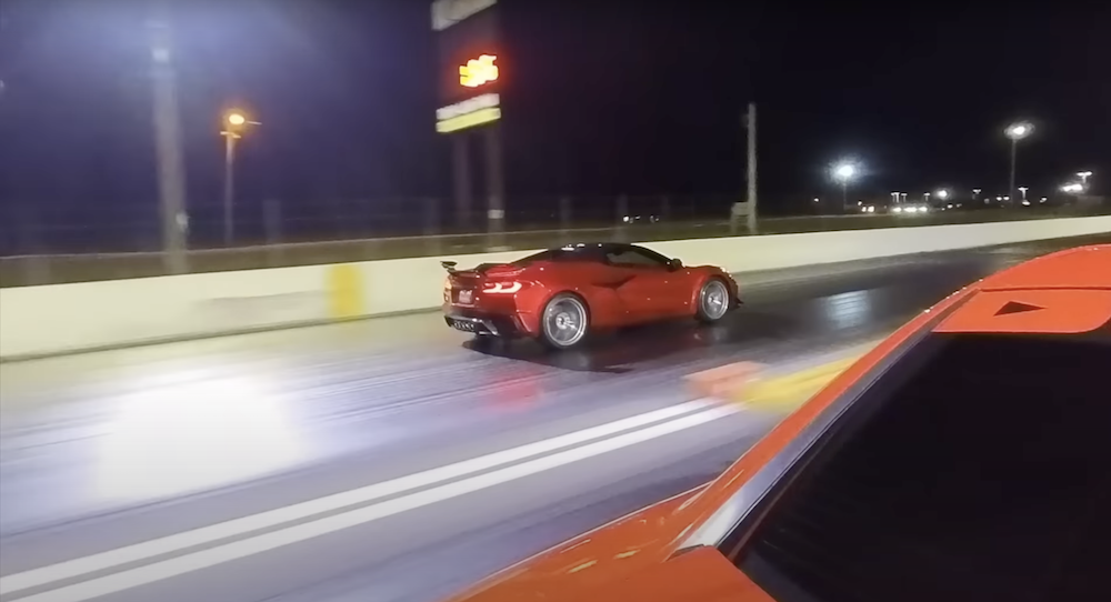 C8 Corvette Z06 Drag Races Dodge Charger Hellcat Redeye Jailbreak