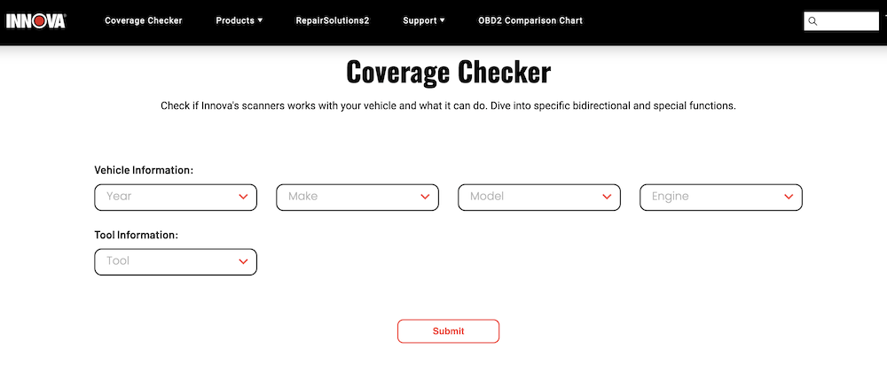 Innova Coverage Checker